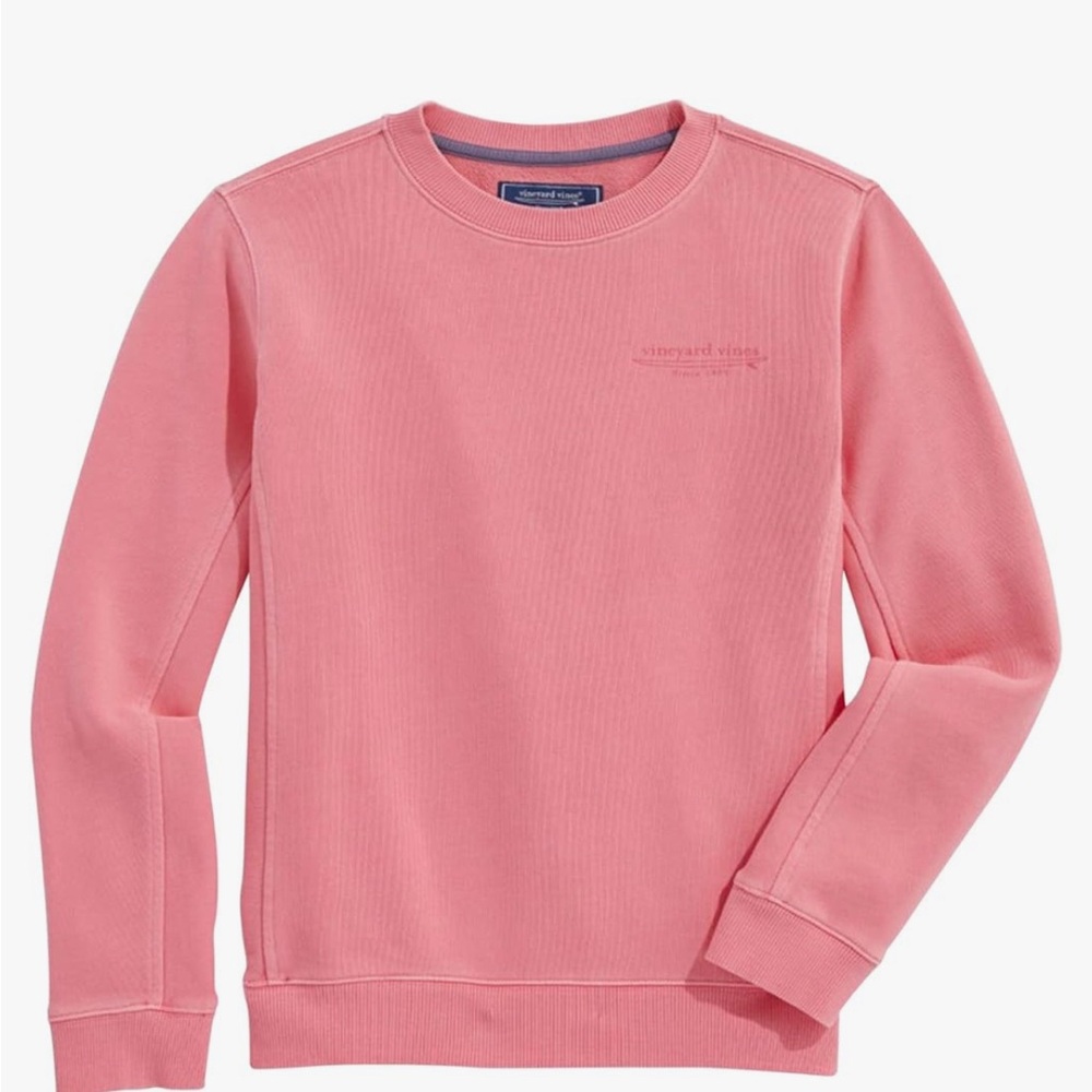 Vineyard Vines Surfside Crewneck. Boys XL. Lobster reef color.
